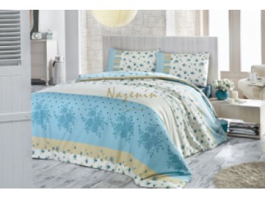 Комплект постельного белья Nazenin AKSANA голубой